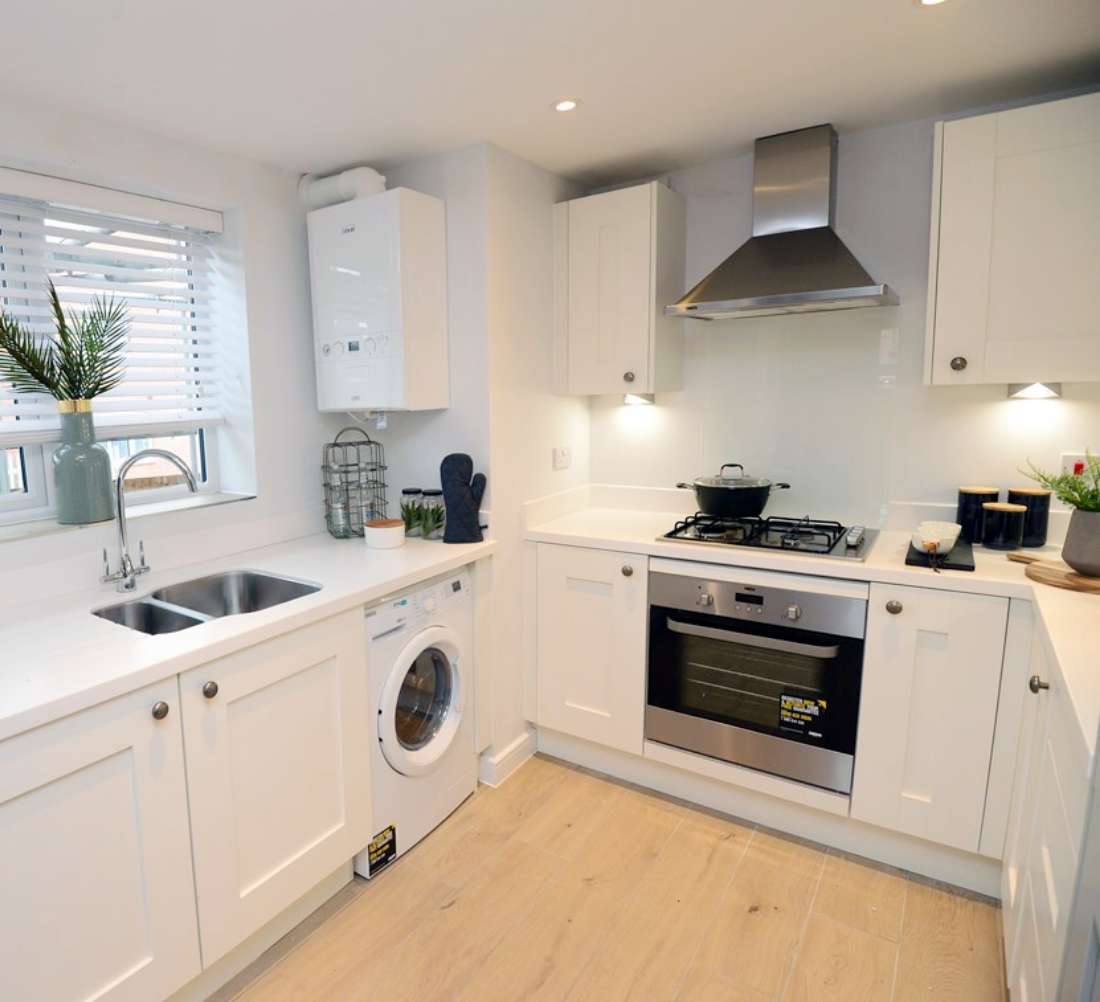 Bellway kitchen by window