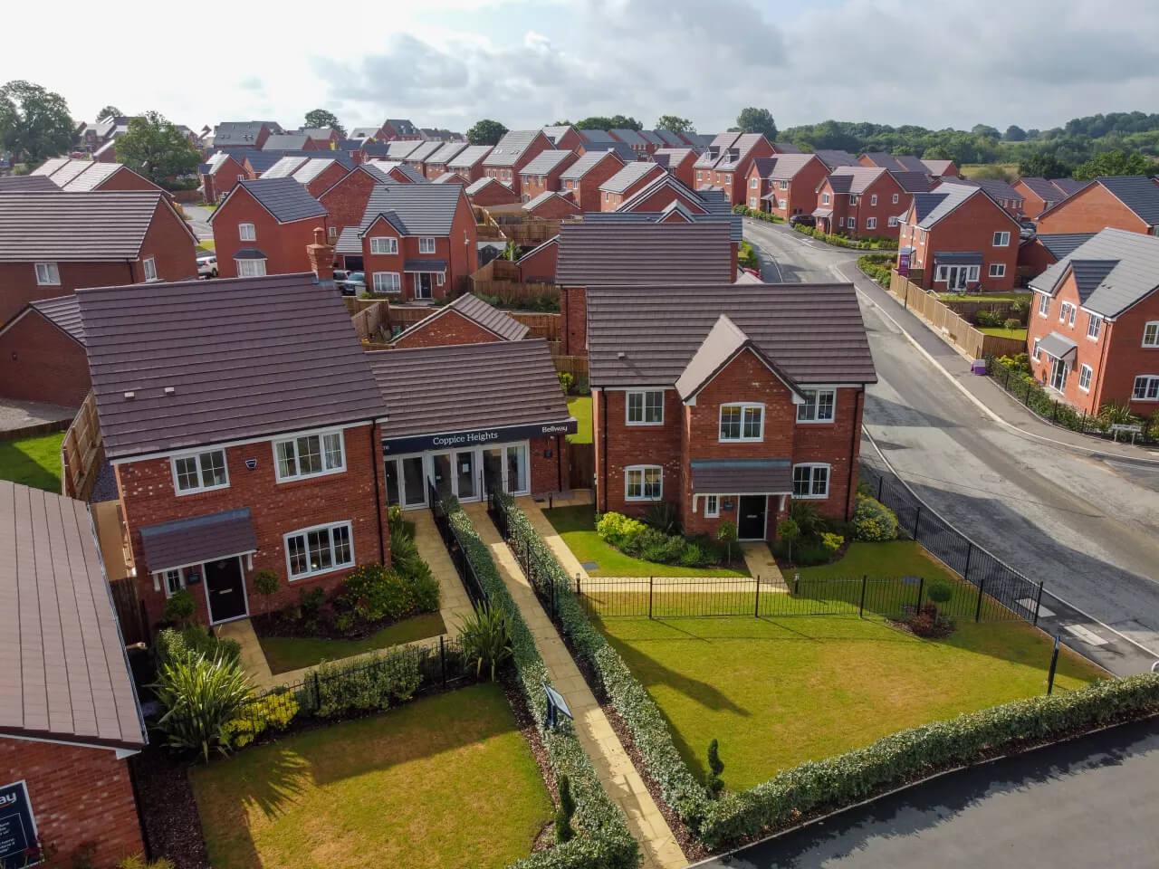 Coppice Heights aerial view